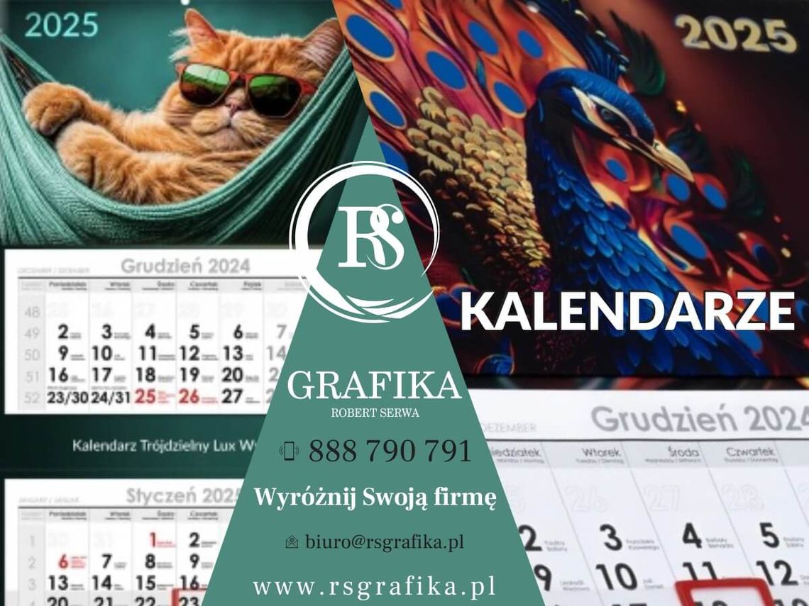 Kalendarze reklamowe 2025 - RS GRAFIKA Robert Serwa