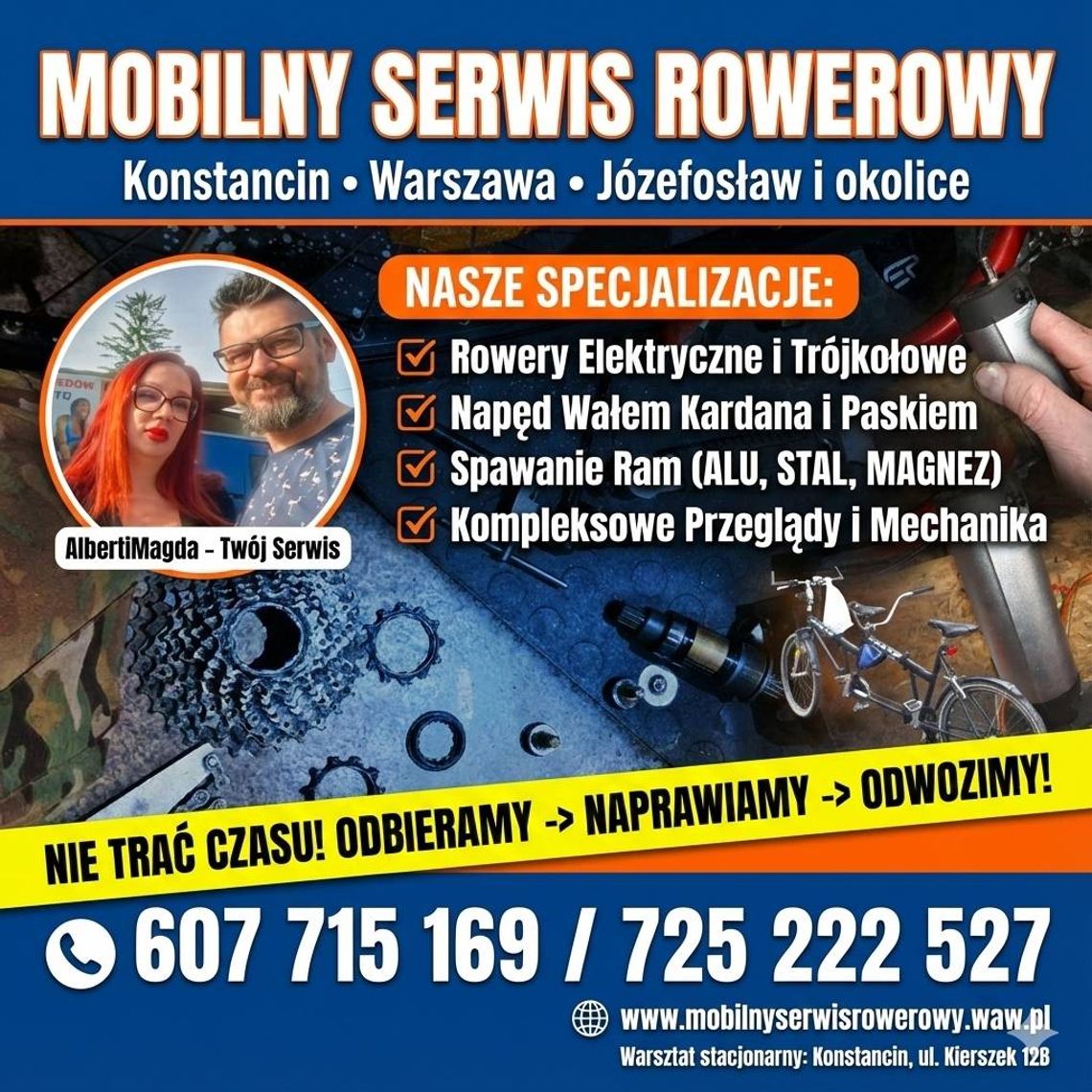 Mobilny Serwis Rowerowy - Konstancin, Warszawa, Józefosław i okolice Mobilny Serwis Rowerowy - Konstancin, Warszawa, Józefosław i okolice