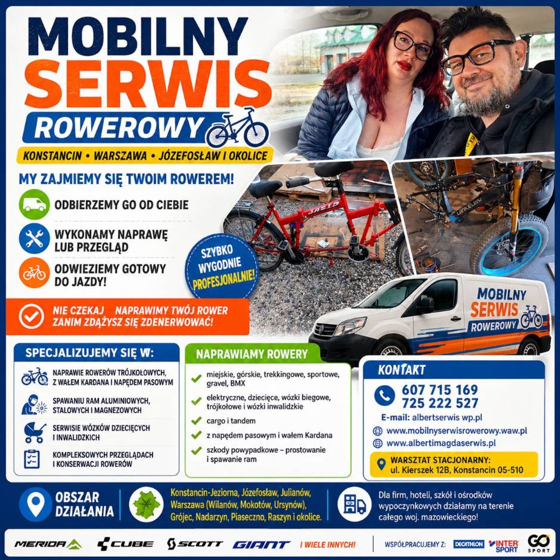 Mobilny Serwis Rowerowy - Konstancin, Warszawa, Józefosław i okolice Mobilny Serwis Rowerowy - Konstancin, Warszawa, Józefosław i okolice
