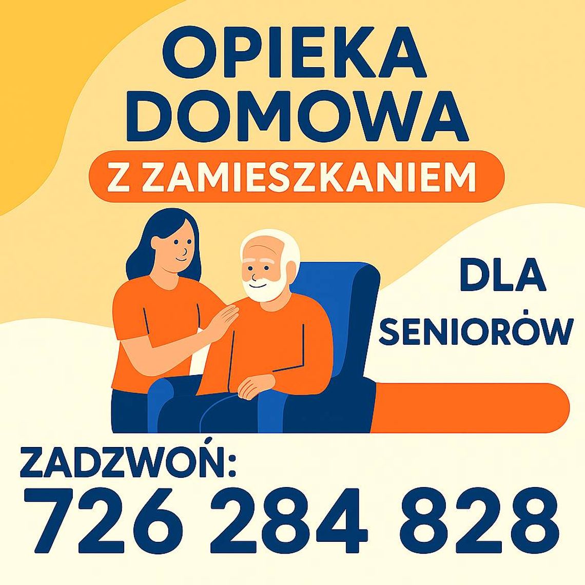 Opieka seniora z zamieszkaniem, całodobowo Gostynin Zamów opiekę