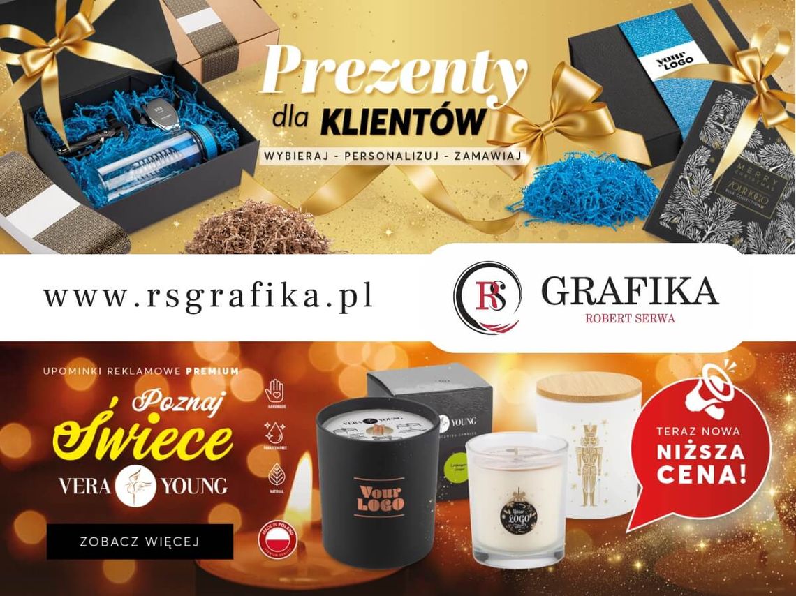 PREZENTY dla KLIENTÓW - Wybieraj - Personalizuj - Zamawiaj! - RS GRAFIKA Robert Serwa