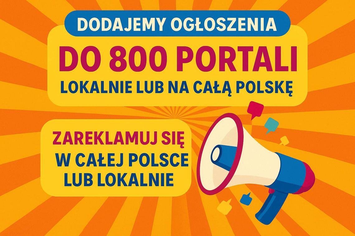 Reklama w internecie - lokalna lub ogólnopolska, nawet na 800 portalach