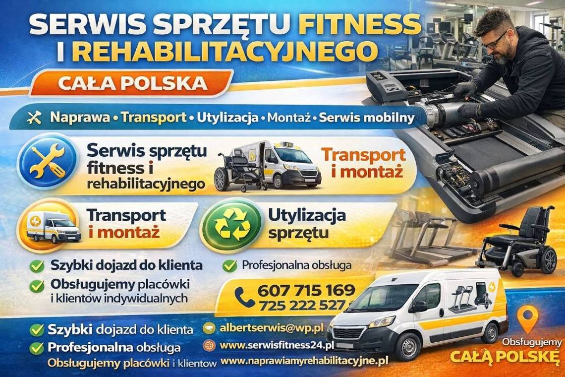 Serwis siłowni Warszawa Polska Łódź Lublin Kielce Olsztyn - sprzęt fitness Serwis siłowni Warszawa Polska Łódź Lublin Kielce Olsztyn - sprzęt fitness