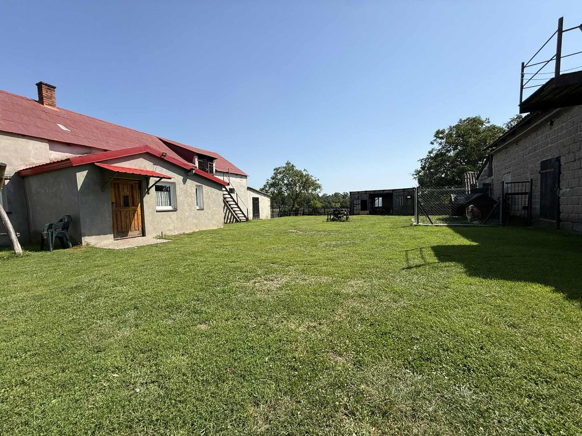 Siedlisko w mazowieckiej wsi