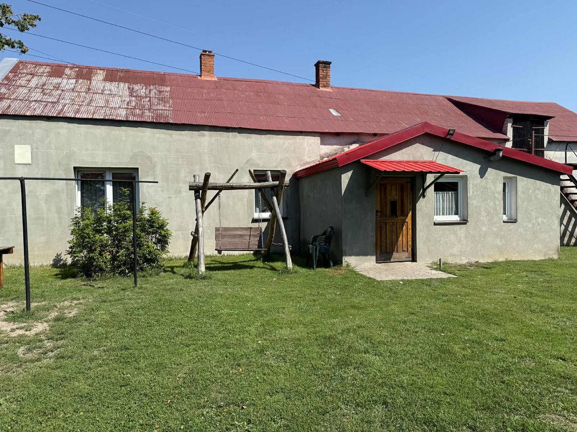 Siedlisko w mazowieckiej wsi