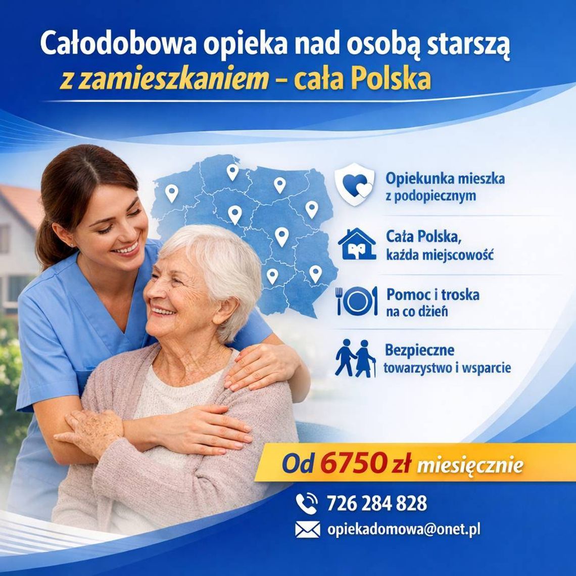 Stała opieka seniora z zamieszkaniem 24h Stała opieka seniora z zamieszkaniem 24h