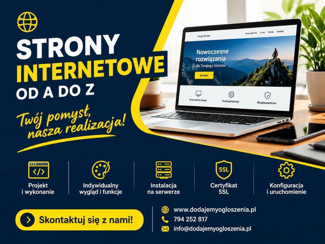 Strony internetowe na zamówienie - od pomysłu do realizacji Strony internetowe na zamówienie - od pomysłu do realizacji