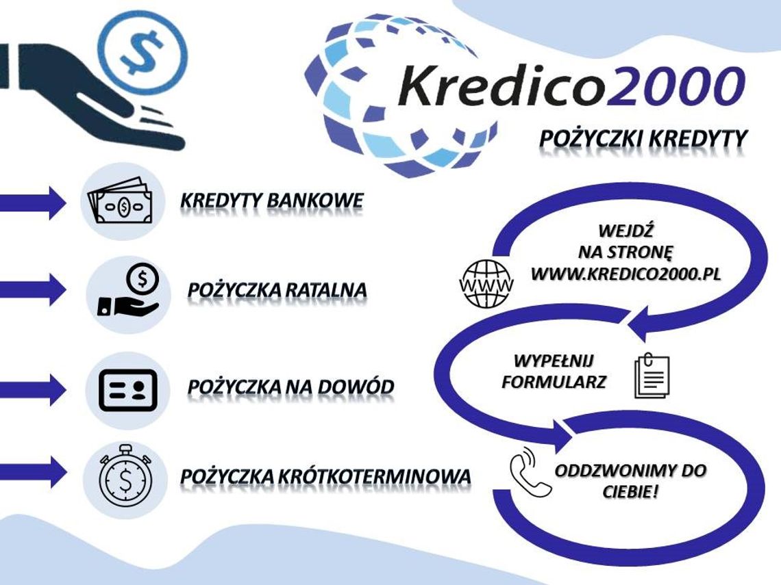 Szybka gotówka ? Zapraszamy Kredico2000