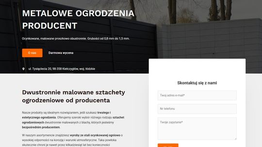 Plast-Met - metalowe ogrodzenia