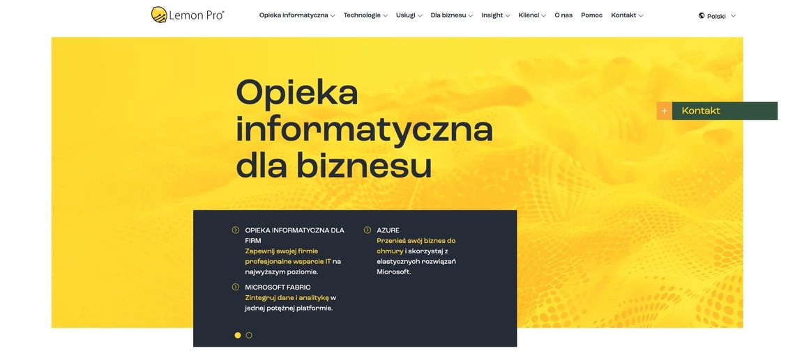 Lemon Pro: profesjonalne usługi IT dla firm Lemon Pro: profesjonalne usługi IT dla firm