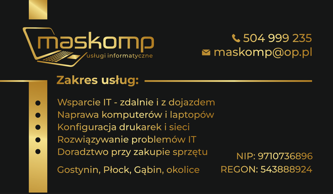 Maskomp Usługi Informatyczne Maskomp Usługi Informatyczne