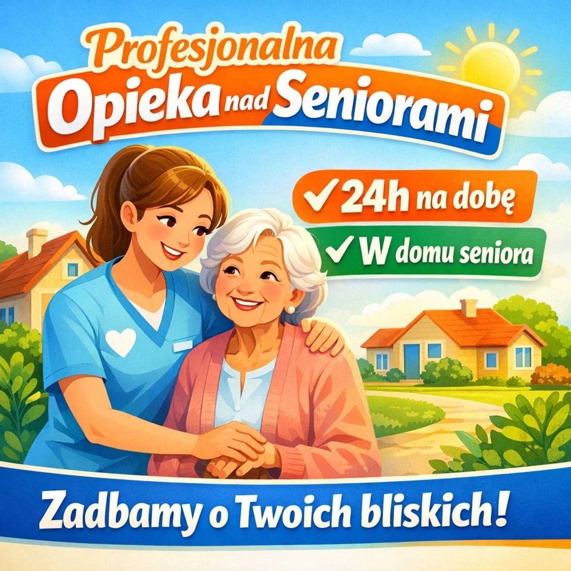 Troskliwa opieka nad seniorami w miejscu ich pobytu