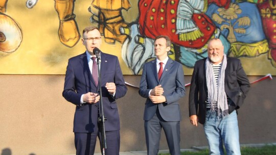 Pierwszy w Polsce mural "Hołd ruski"