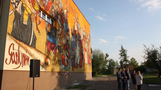 Pierwszy w Polsce mural "Hołd ruski"