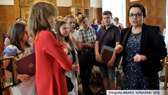 Uczniowie „Trójki” z gościną u minister edukacji narodowej Anny Zalewskiej