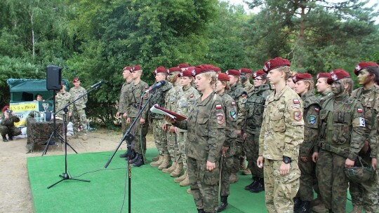 Gorzewo: poligon na zakończenie szkoły