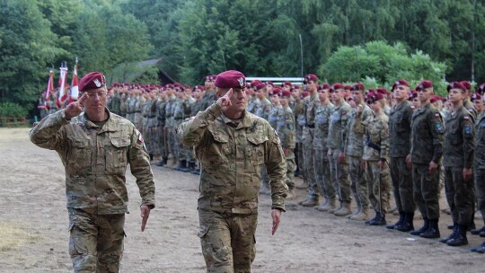 Gorzewo: poligon na zakończenie szkoły