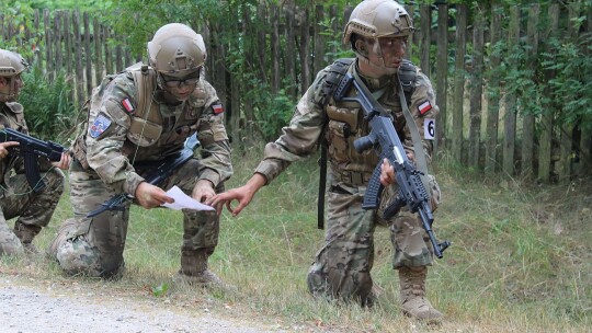 Gorzewo: poligon na zakończenie szkoły