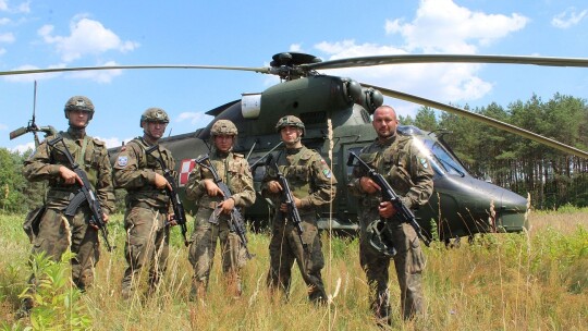 Gorzewo: poligon na zakończenie szkoły