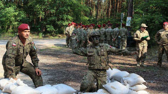 Gorzewo: poligon na zakończenie szkoły