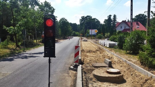 Wahadło na Bierzewicach. Trwa remont drogi