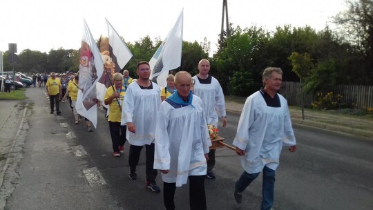 Pielgrzymi skępscy w dobrych rękach
