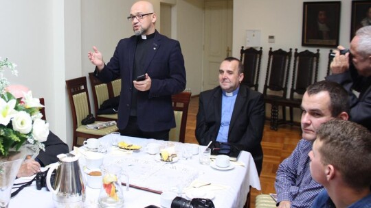 Jubileuszowy dziennikarski podwieczorek u biskupa