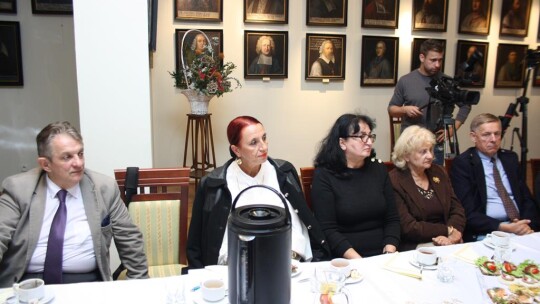 Jubileuszowy dziennikarski podwieczorek u biskupa