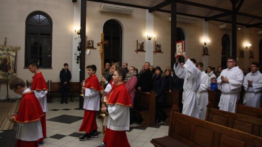 Zakończenie peregrynacji relikwii św. Stanisława Kostki w Gostyninie