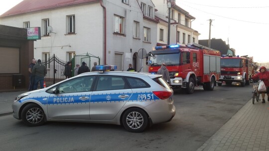 Pożar budynku przy ul. Floriańskiej