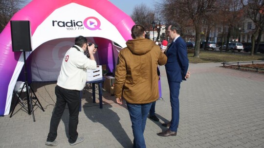 Radio Q na rynku w Gostyninie