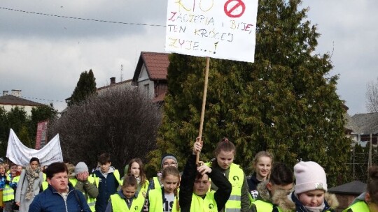 Kolorowy przemarsz przeciwko agresji i przemocy w Pacynie