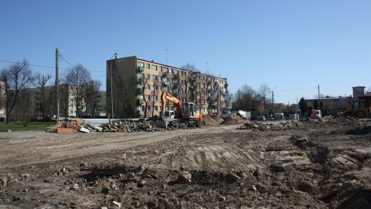 Teren po byłej mleczarni zrównany z ziemią