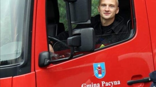 Filip Witeczek z Pacyny walczy o tytuł Strażaka Roku