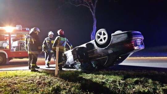 Pijany kierowca spowodował wypadek w Pomarzankach