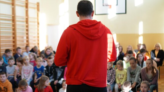 Żywa lekcja ze sportowcem w Zwoleniu