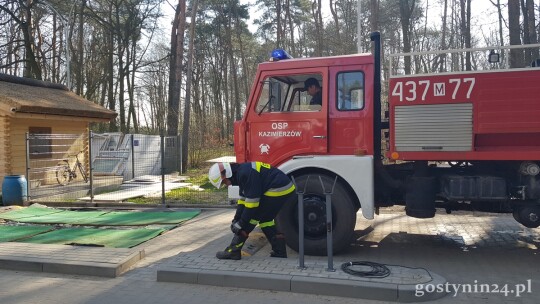 Pali się masarnia na Brzozowej