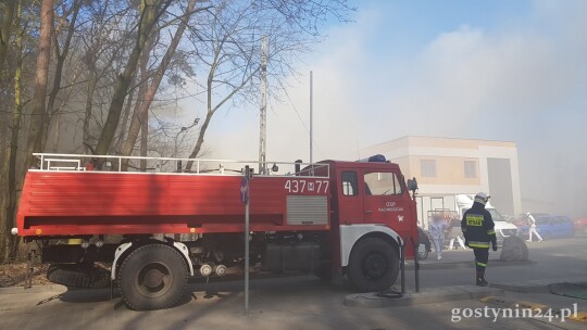 Pali się masarnia na Brzozowej