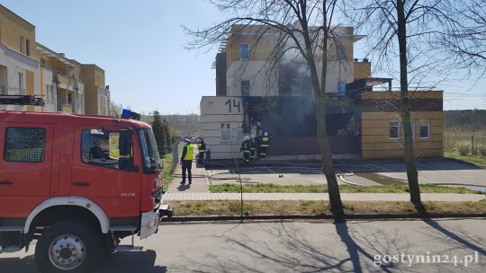 Pożar mieszkania na Zakładowej