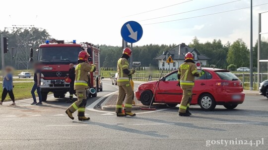 Wymusiła pierwszeństwo przejazdu