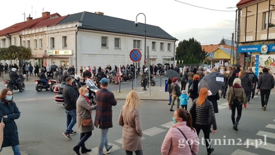 Protest w Gostyninie po orzeczeniu TK