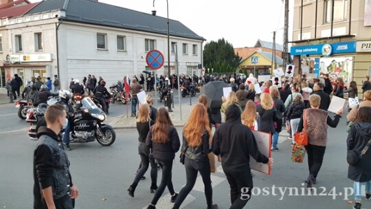 Protest w Gostyninie po orzeczeniu TK