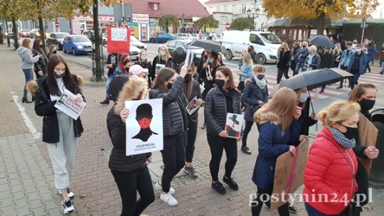 Protest w Gostyninie po orzeczeniu TK