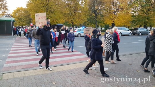 Protest w Gostyninie po orzeczeniu TK