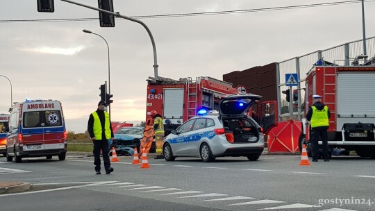 Czarny piątek na obwodnicy Gostynina