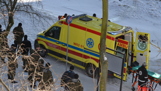 Gostyninianin skoczył z mostu w Płocku