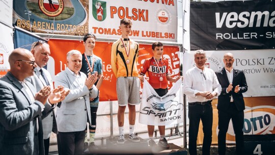 Michał Pawłowski z UKS „ZWOLEŃ-TEAM” zdobył 5 medali na torowych Mistrzostwach Polski