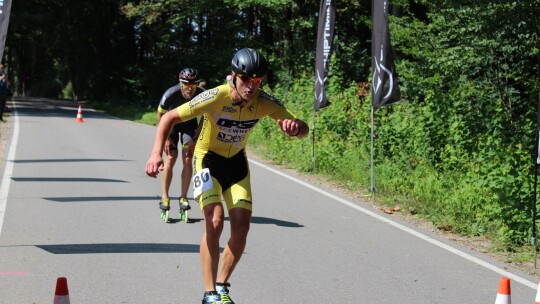 Łukasz Flejszer z pierwszym miejscem półmaratonu w Rybnie