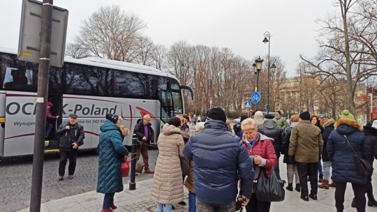 Seniorzy z Gąbina na wycieczce w stolicy