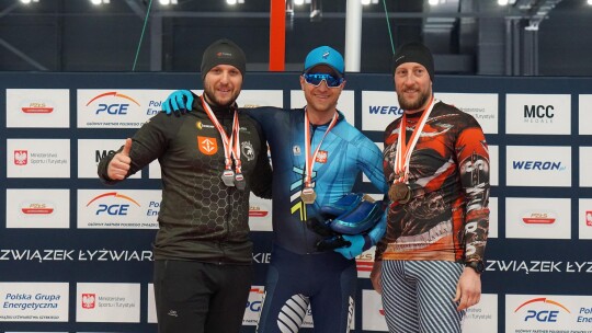 Łukasz Flejszer wyjeździł 3 złote medale Mistrzostw Polski w łyżwiarstwie szybkim
